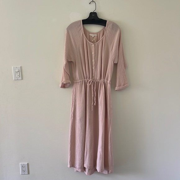 XiRENA Dresses Nwt Xirena Gauze Dress L In Lady Pink Poshmark